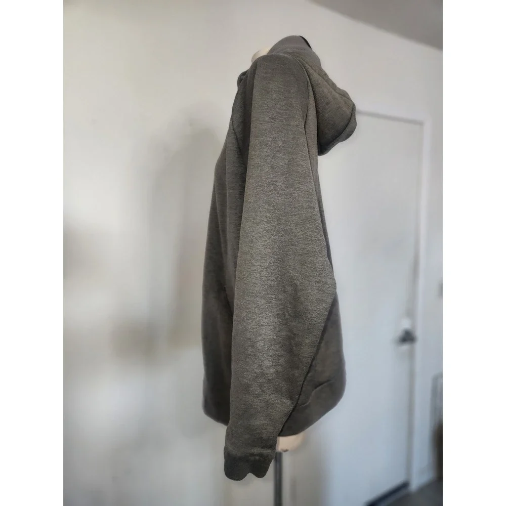 Nike Therma-FIT Hoodie XL Gray Heather Fleece Pullover Sweatshirt‎ 912875-071